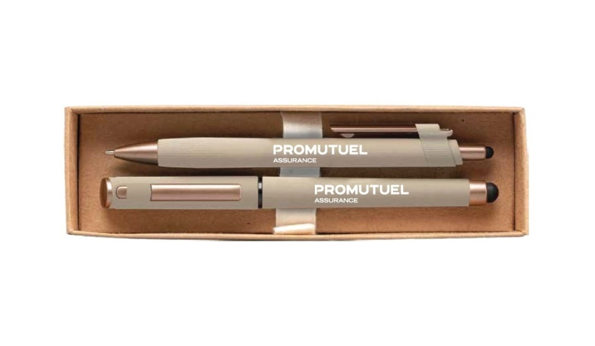 Coffret cadeau duo de stylos